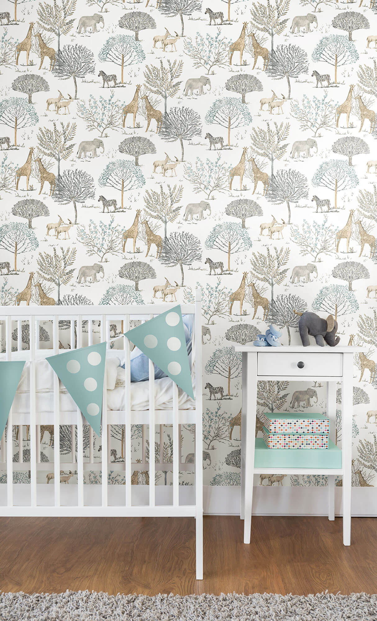 York On The Savanna Safari Wallpaper - Neutral3.jpg